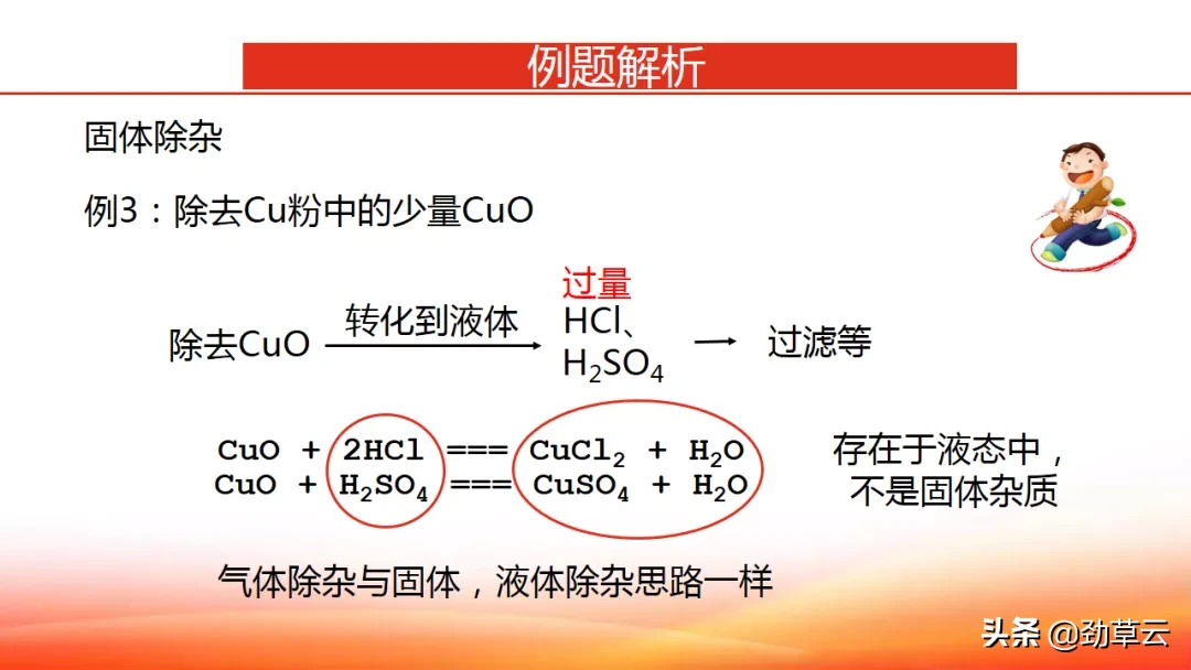 话说初中化学中关于物质除杂的门道