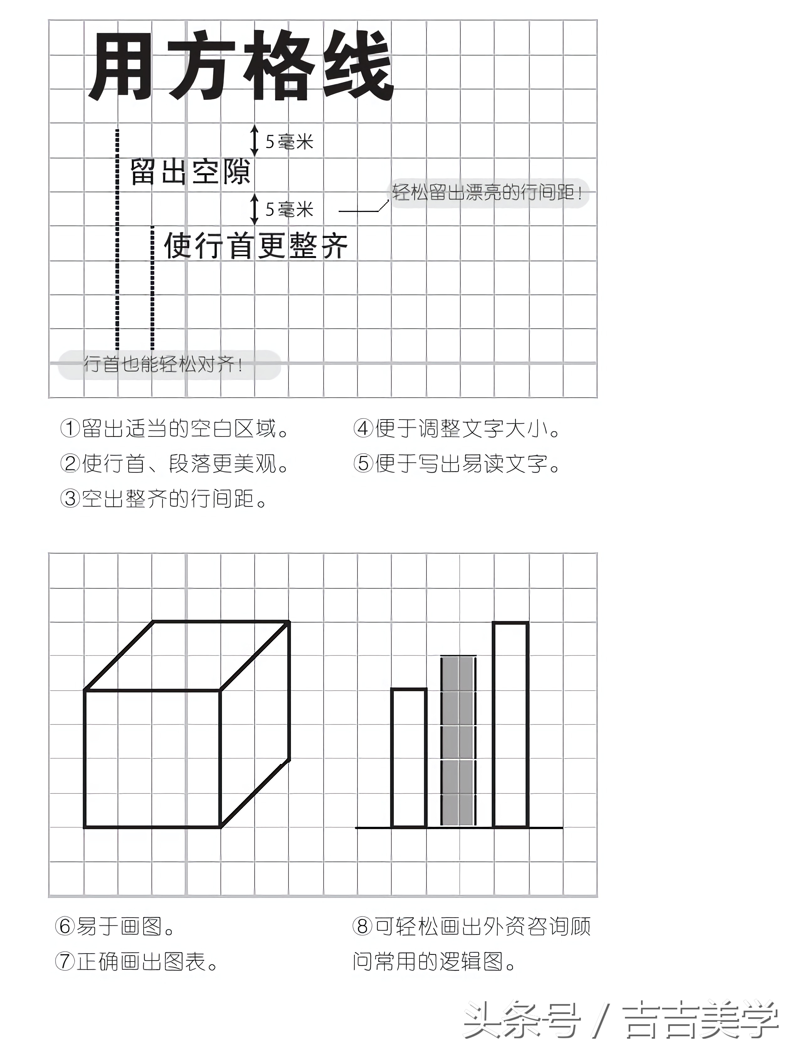 福利，19种可打印的方格笔记本模板，康奈尔笔记表格，拼音田字格