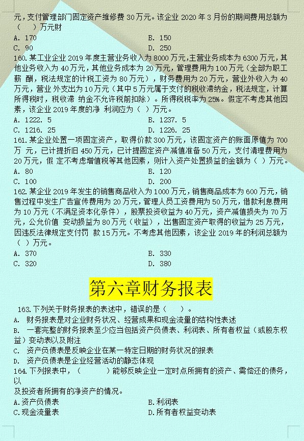 熬了整整7天7夜，终于把初级会计总结成500道题，0基础考试必刷