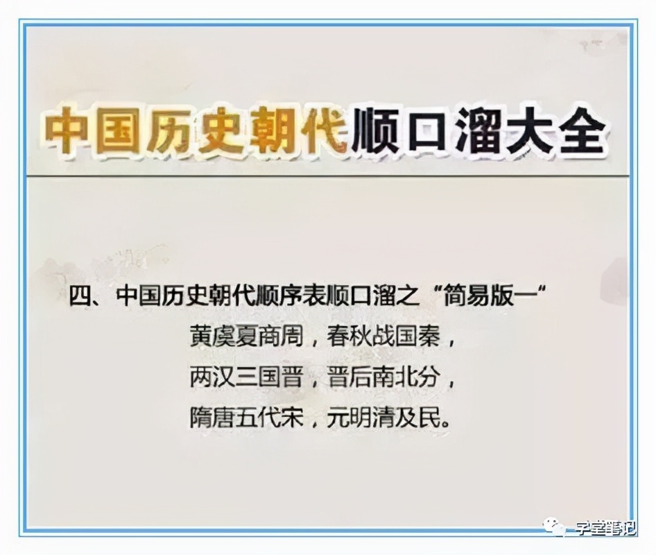 历史老师：知识点整理成口诀，全班同学50个暑假天天都在背！收藏